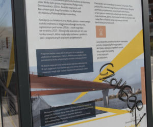 Konferencja prasowa dotycząca Mostu Pieszo-Rowerowego