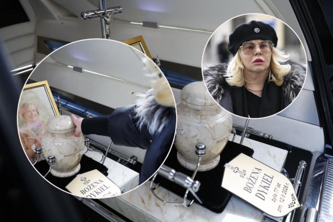 Zaskakujące gesty na pogrzebie Dykiel. Żałobnicy podchodzili do urny!