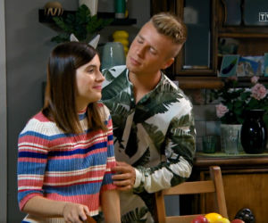 Barwy szczęścia, odcinek 2355, Agata (Natalia Zambrzycka), Patryk (Konrad Skolimowski)