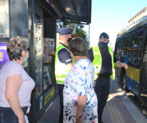 Kontrola maseczek w autobusach