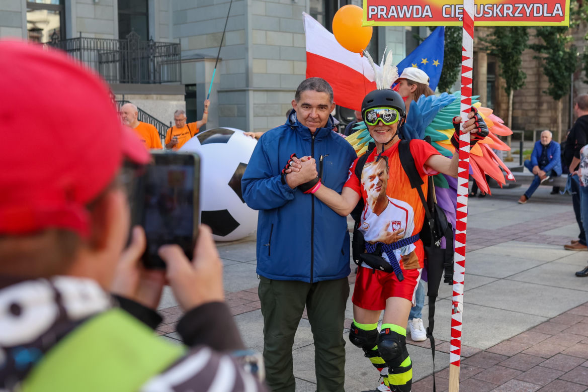 Marsz radości w Katowicach