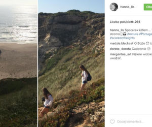 Hanna Lis na wakacjach w Portugalii