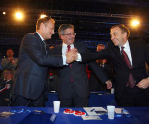 Donald Tusk i Grzegorz Schetyna