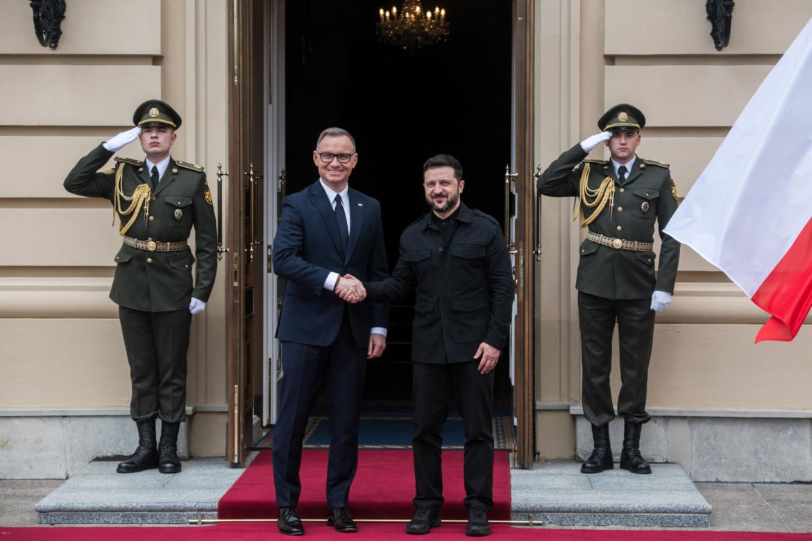 Wołodymyr Zełenski odznaczył Andrzeja Dudę Orderem Wolności. „Za wybitne zasługi”
