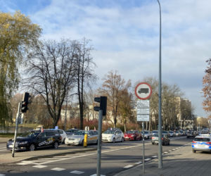 Białystok. Protest taksówkarzy 25.XI.2020