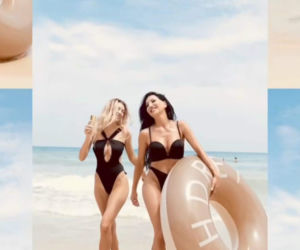 Justyna Steczkowska zachwyca figurą na egzotycznych wczasach. Zabrała tam przyszłą synową