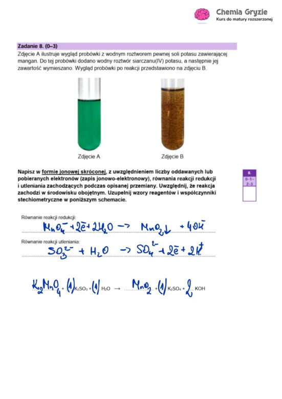 Matura 2026 z rozszerzonej chemii: odpowiedzi do wszystkich zadań z arkusza CKE 13.05.2026