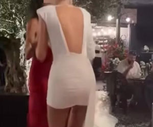 Bianka Chajzer na weselu