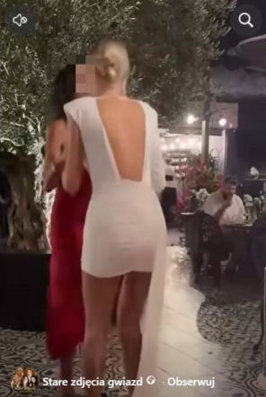 Bianka Chajzer na weselu