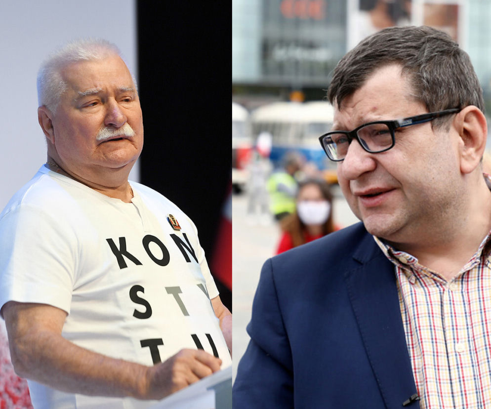 Lech Wałęsa i Zbigniew Stonoga