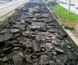 Aleja Wyzwolenia częściowo nieprzejezdna