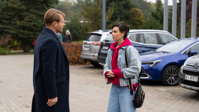 Na dobre i na złe odc. 977. Blanka (Pola Gonciarz), Maks Beger (Tomasz Ciachorowski)