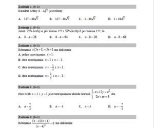Matura poprawkowa 2019 - MATEMATYKA [ARKUSZE CKE, ZADANIA, ODPOWIEDZI]