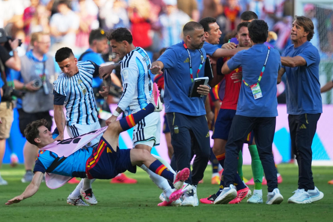 Awantura po finale MŚ Hiszpania - Argentyna