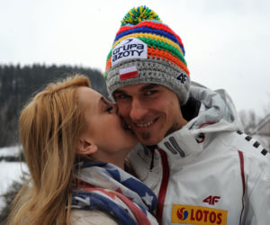 Piotr Żyła, Justyna Żyła