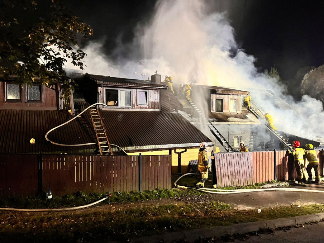 Pożar w Wiśle. Spłonął pensjonat Maria i Natasza