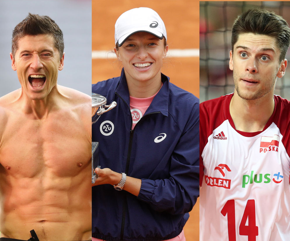 Robert Lewandowski, Iga Świątek, Aleksander Śliwka
