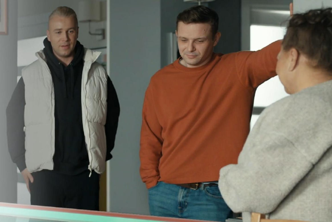 Barwy szczęścia odc. 3402. Hubert (Marek Molak), Lucyna (Grażyna Zielińska), Patryk (Konrad Skolimowski)