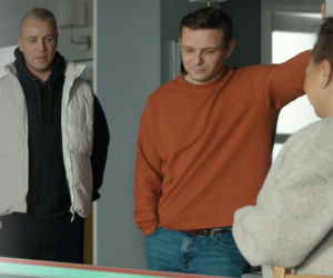 Barwy szczęścia odc. 3402. Hubert (Marek Molak), Lucyna (Grażyna Zielińska), Patryk (Konrad Skolimowski)