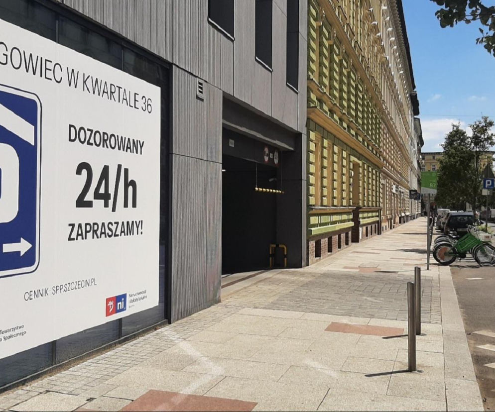 Pierwszy miejski parking podziemny w Szczecinie świeci pustkami. Sama lokalizacja nie wystarczyła