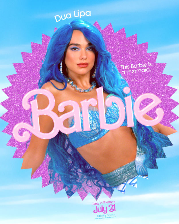 Dua Lipa jako Barbie syrena