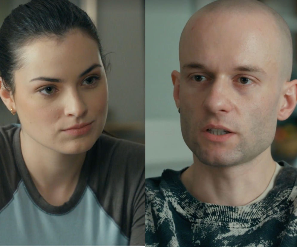 Weronika i Adam podczas rozmowy. O ich spotkaniu w serialu Barwy szczęścia przeczytasz na SE Superseriale.