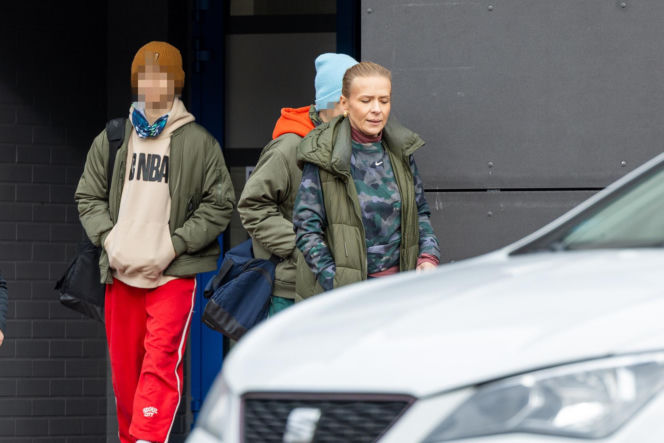 Aneta Zając na łyżwach