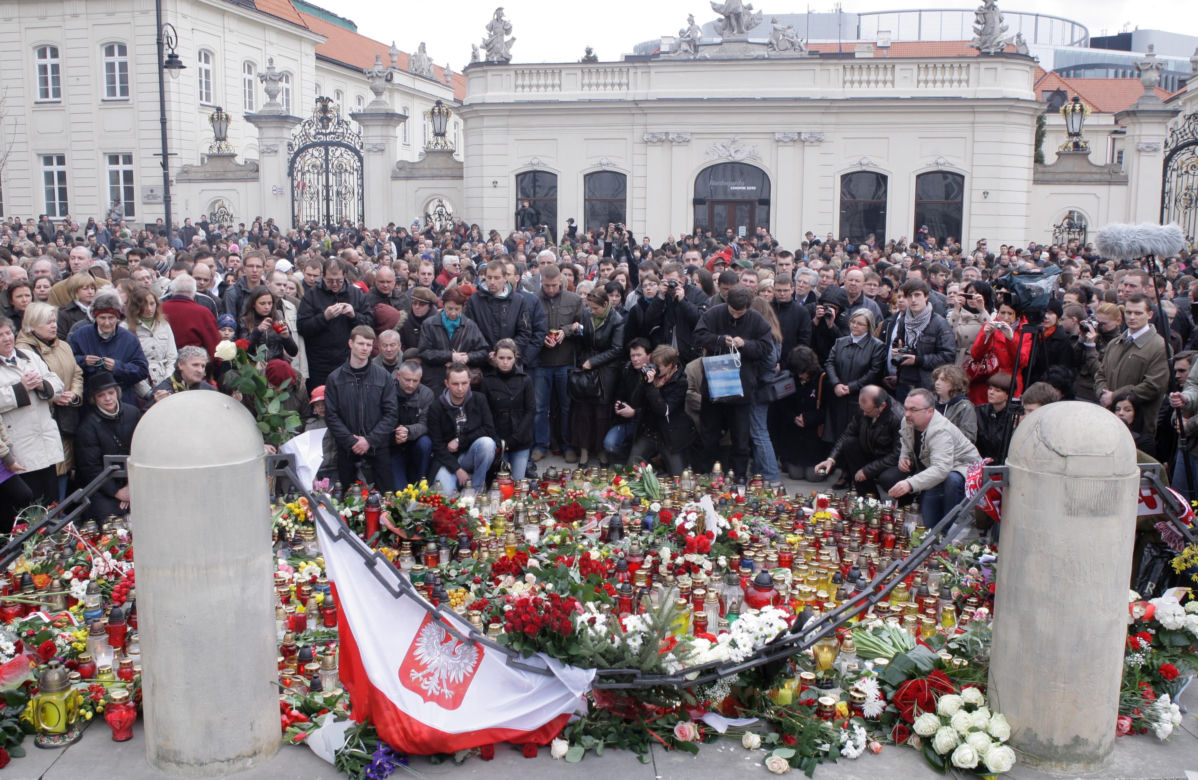 Tak wyglądała Warszawa 10 kwietnia 2010 roku