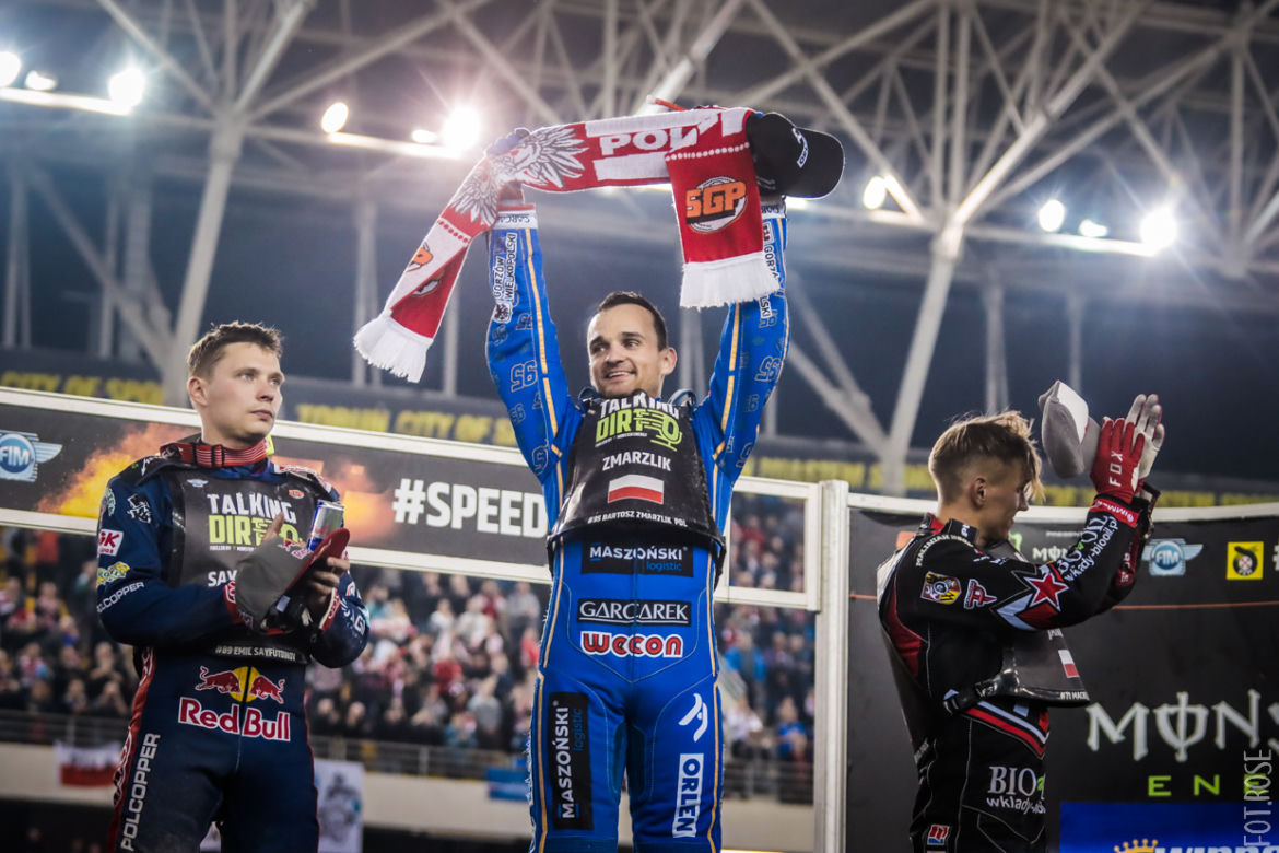 Grand Prix Polski w Toruniu. Łaguta wygrał na Motoarenie. Zdjęcia kibiców i zawodników 