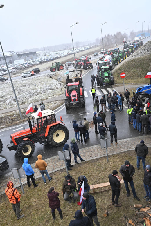 Mińsk Mazowiecki. Ogólnopolski protest rolników