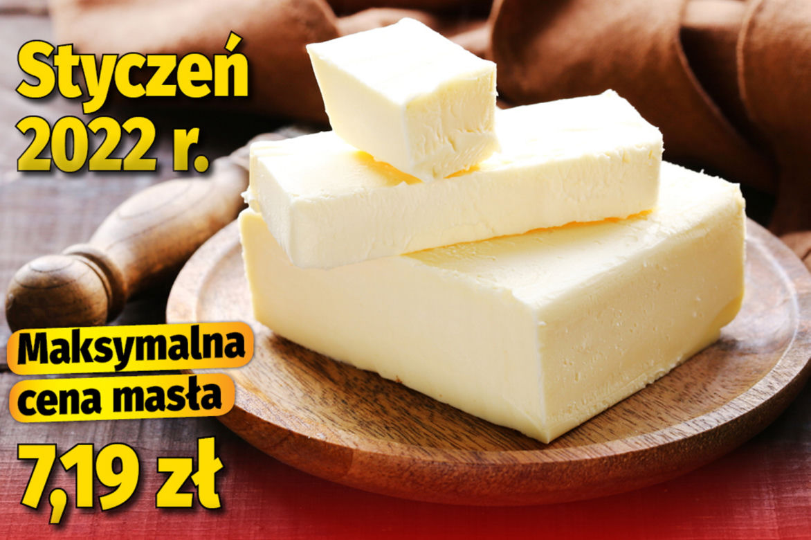 Cena masła