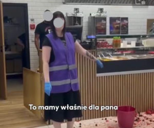 Aktywiści zaatakowali kebab związany z Filipem Chajzerem