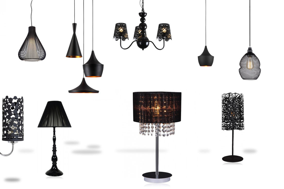 Klosze do lamp i lampy stołowe w kolorze
