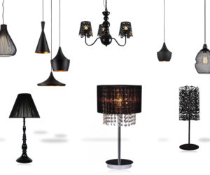 Klosze do lamp i lampy stołowe w kolorze