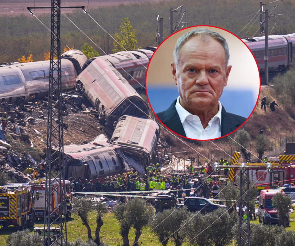 Tusk reaguje na katastrofę kolejową. Premier zamieścił wpis 