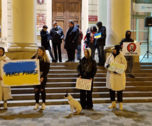 Lublin: protest wobec rosyjskiej agresji na Ukrainę