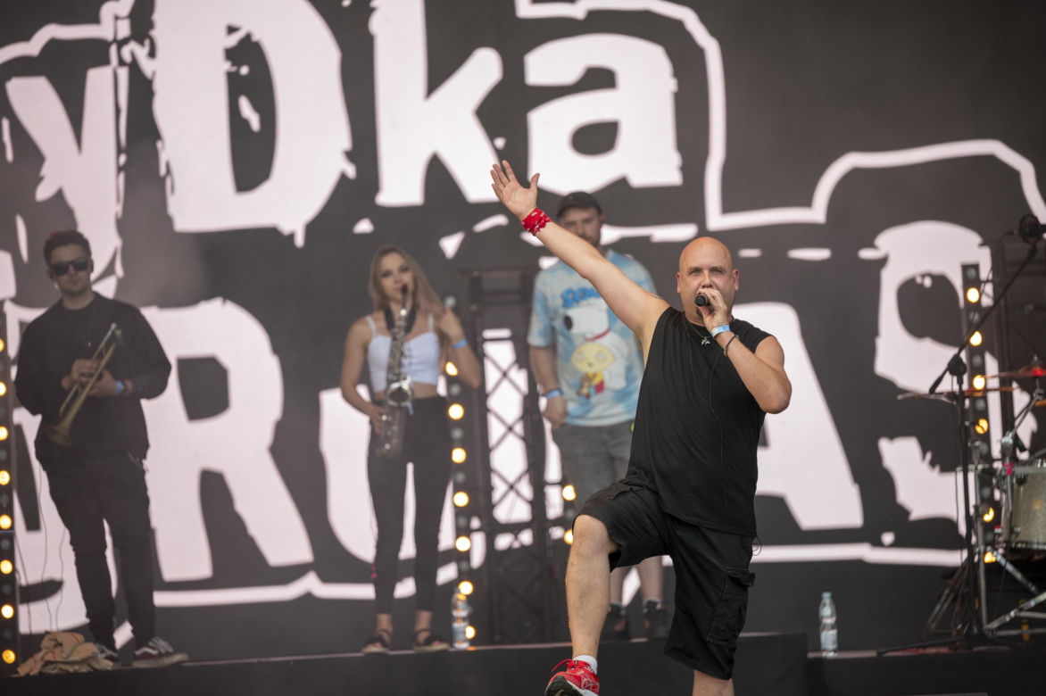 Łydka Grubasa na scenie Sosnowiec Fun Festival