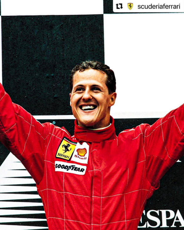 Michael Schumacher z żoną Corinną