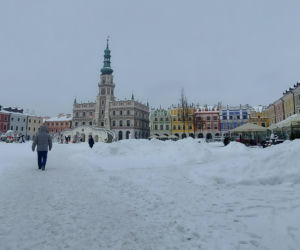zima w Zamościu