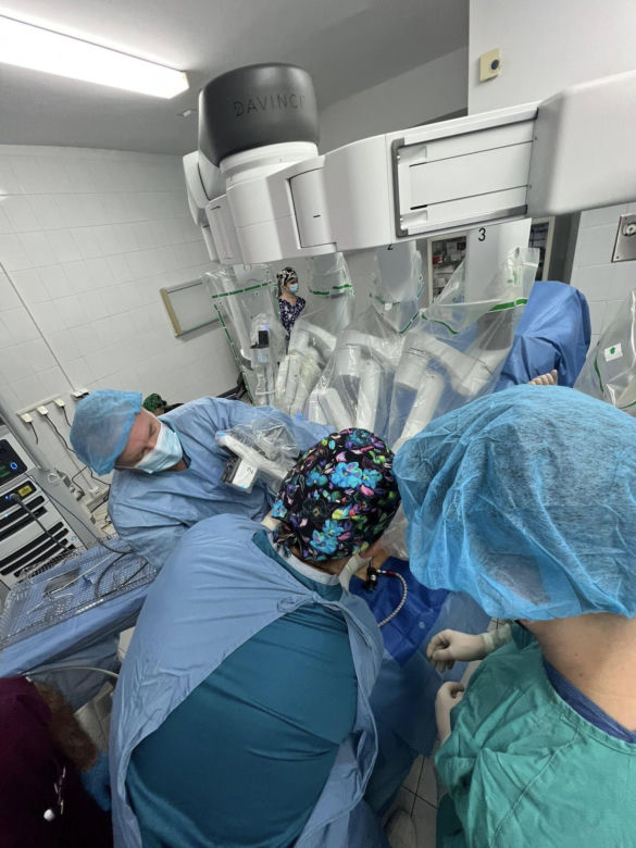 Pierwsza operacja robotyczna w zamojskim Szpitalu Papieskim