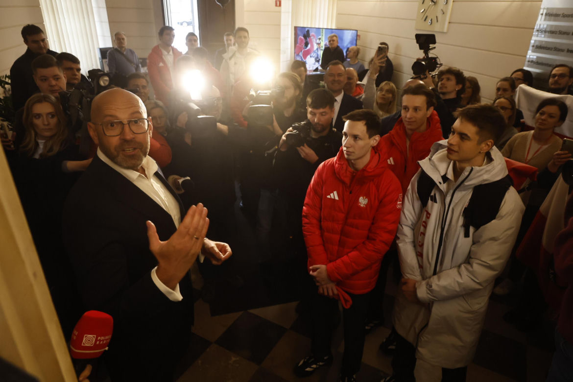 Kacper Tomasiak, Władimir Semirunnij i inni na spotkaniu u Ministra Sportu