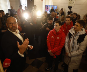 Kacper Tomasiak, Władimir Semirunnij i inni na spotkaniu u Ministra Sportu