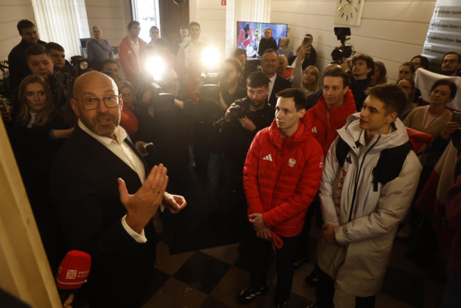 Kacper Tomasiak, Władimir Semirunnij i inni na spotkaniu u Ministra Sportu