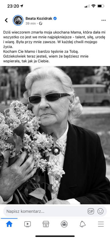 Beata Kozidrak. Mamo, czuwaj nade mną z nieba
