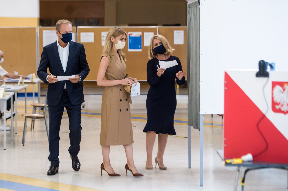 Wybory 2020. Donald Tusk zagłosował z rodziną
