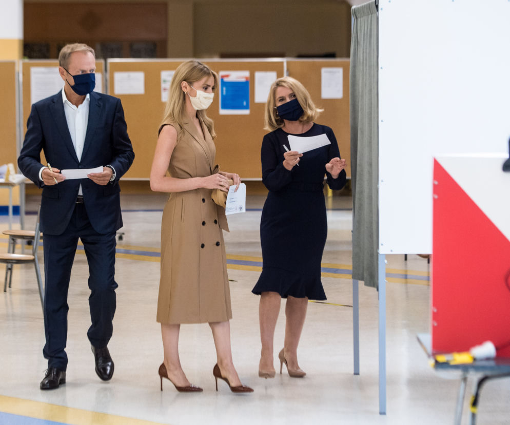 Wybory 2020. Donald Tusk zagłosował z rodziną