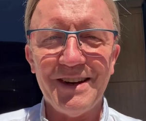 Artur Barciś jako Czerepach na planie Ranczo: Zemsta Wiedźm