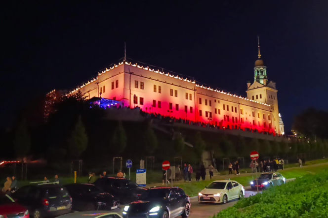 Nowa iluminacja Zamku Książąt Pomorskich w Szczecinie