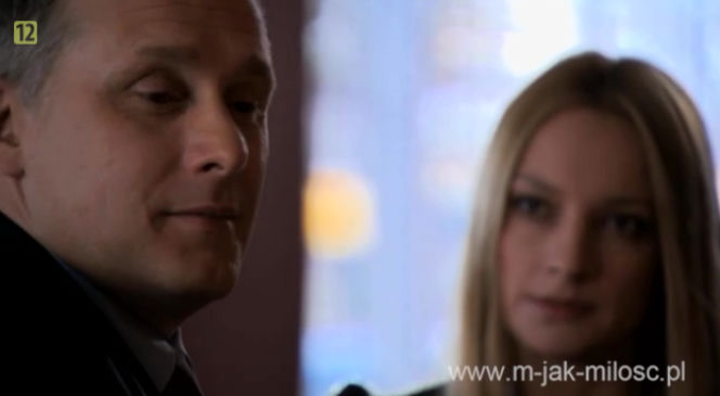 M jak miłość Artur (Robert Moskwa) Teresa (Dominika Łakomska)