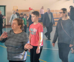 Na imprezie Babcie i Dziadkowie z Łukowa i okolic bawili się wspólnie ze swoimi dziećmi i wnuczętami